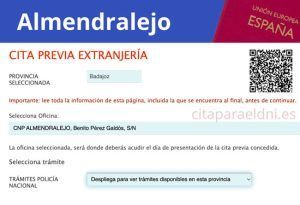 Extranjeria Comisaría Local de Almendralejo Te informamos de los tramites que puedes realizar y la dirección, teléfono y cita previa extranjeria Almendralejo si es necesaria