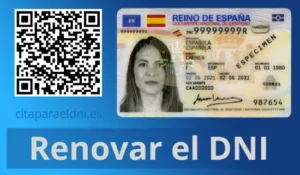 Guía para renovar el DNI en ESpaña