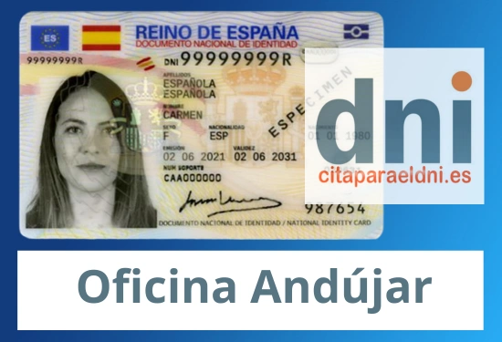 Oficina DNI y Pasaporte de Andújar  - Para obtener por primera vez o renovar el DNI y el pasaporte
