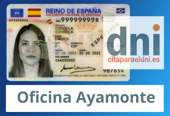 Oficina DNI y Pasaporte de Ayamonte  - Para obtener por primera vez o renovar el DNI y el pasaporte
