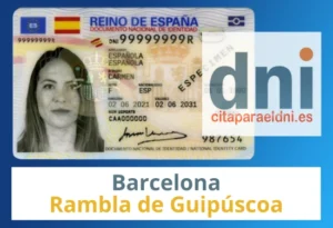 Oficina DNI y Pasaporte de Barcelona Rambla de Guipúscoa  - Para obtener por primera vez o renovar el DNI y el pasaporte