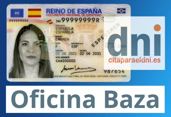 Oficina DNI y Pasaporte de Baza  - Para obtener por primera vez o renovar el DNI y el pasaporte