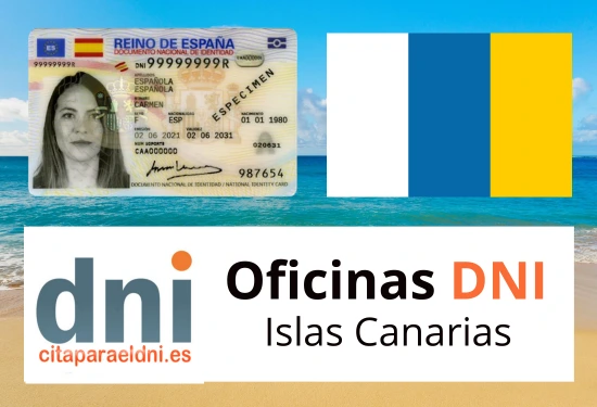 Oficinas de expedición del DNI y Pasaporte en Canarias