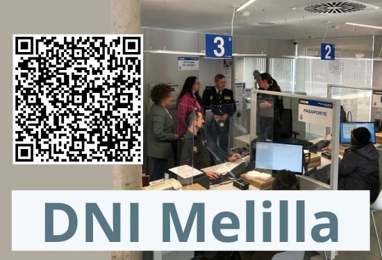 Oficina DNI y Pasaporte de Melilla  - Para obtener por primera vez o renovar el DNI y el pasaporte
