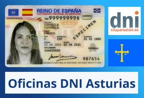 Lista de Oficinas de documentación para solicitar y renovar el DNI y Pasaporte en Asturias